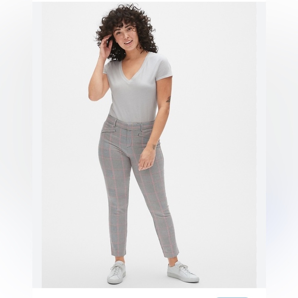 Gap plaid skinny Ankle pants checked